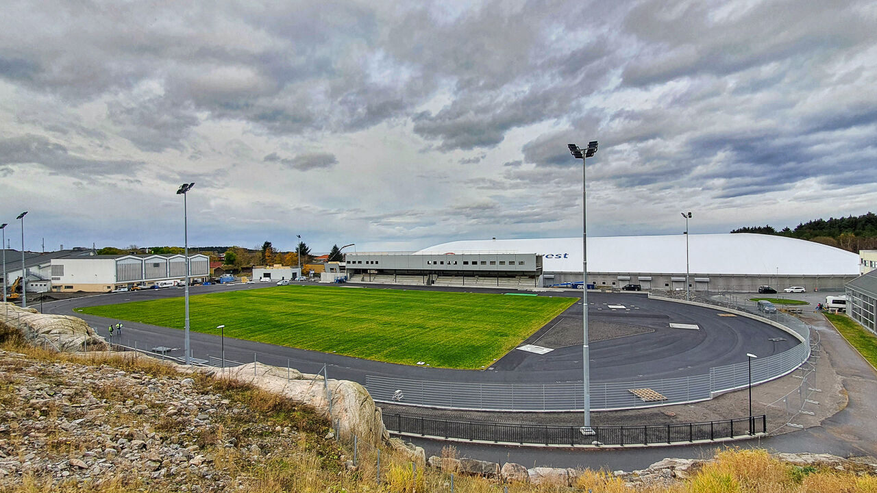 Nye Atlanten stadion blir et fantastisk anlegg. Foto: Steinar Melby / KSU.NO