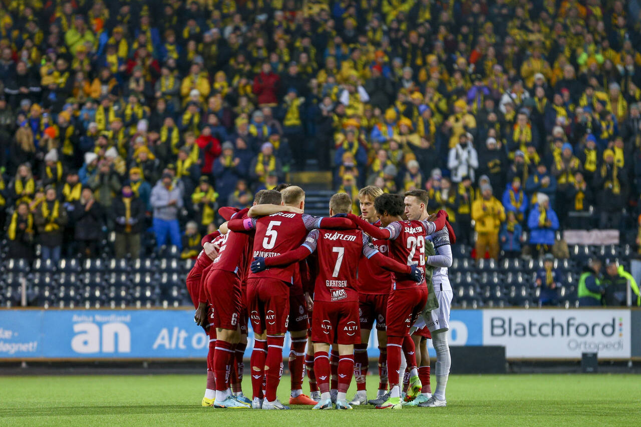 KBK før eliteseriekampen i fotball mellom Bodø/Glimt og Kristiansund på Aspmyra stadion. Foto: Mats Torbergsen / NTB
