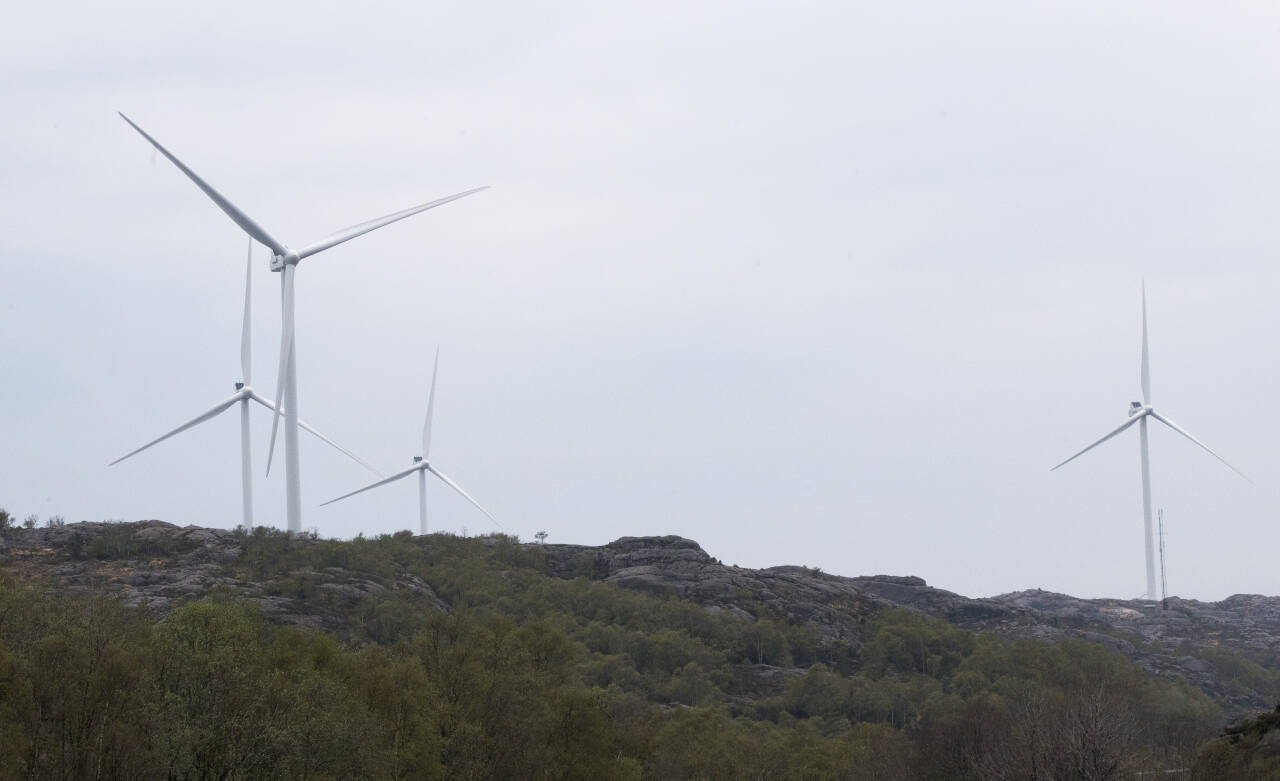 Nordmenn er blitt mer positive til utbygging av vindkraft på land det siste året, viser tall fra Cicero. Illustrasjonsfoto: Terje Pedersen / NTB