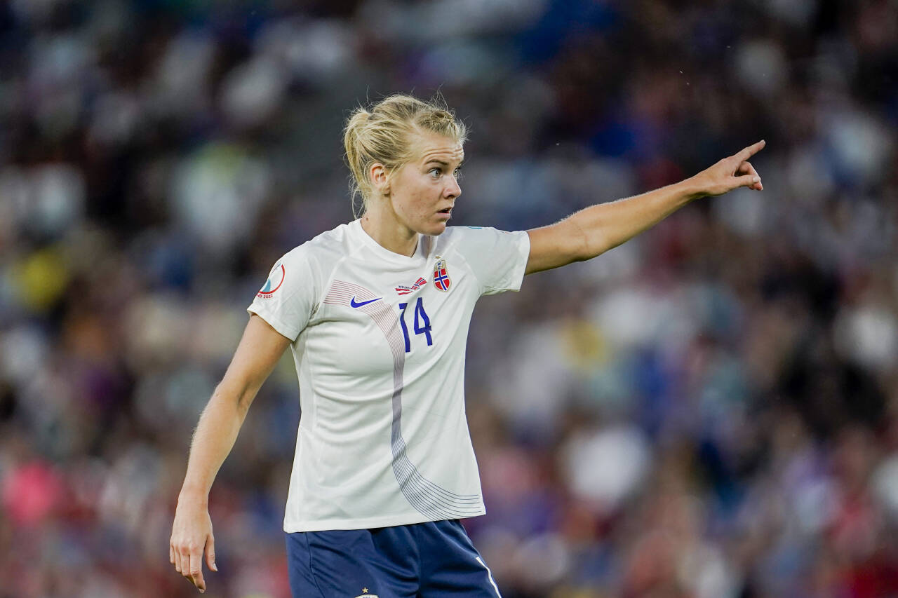 Ada Hegerberg fra EM-kampen mot Østerrike i juli. Foto: Terje Pedersen / NTB