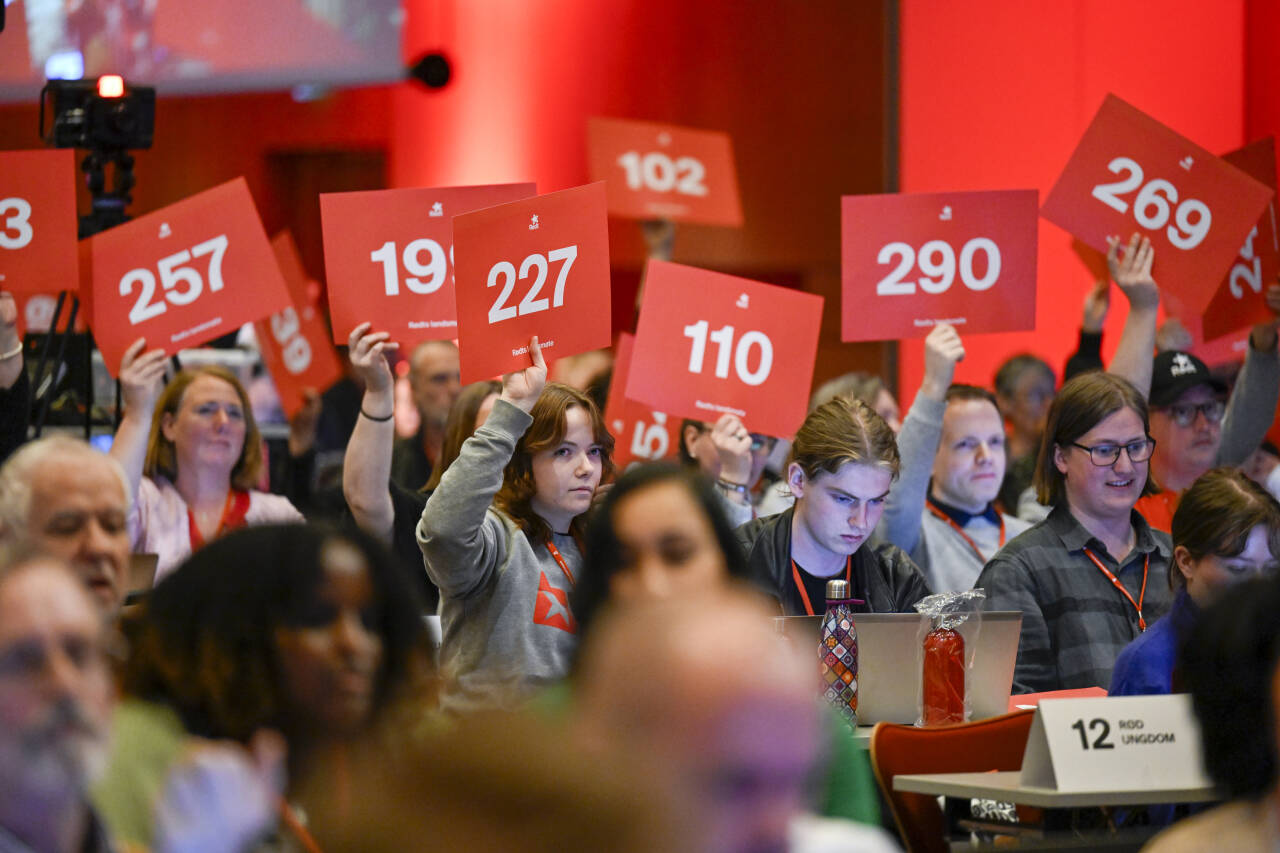 Et overveldende flertall på Rødts landsmøte sier nei til havvind. Foto: Carina Johansen / NTB