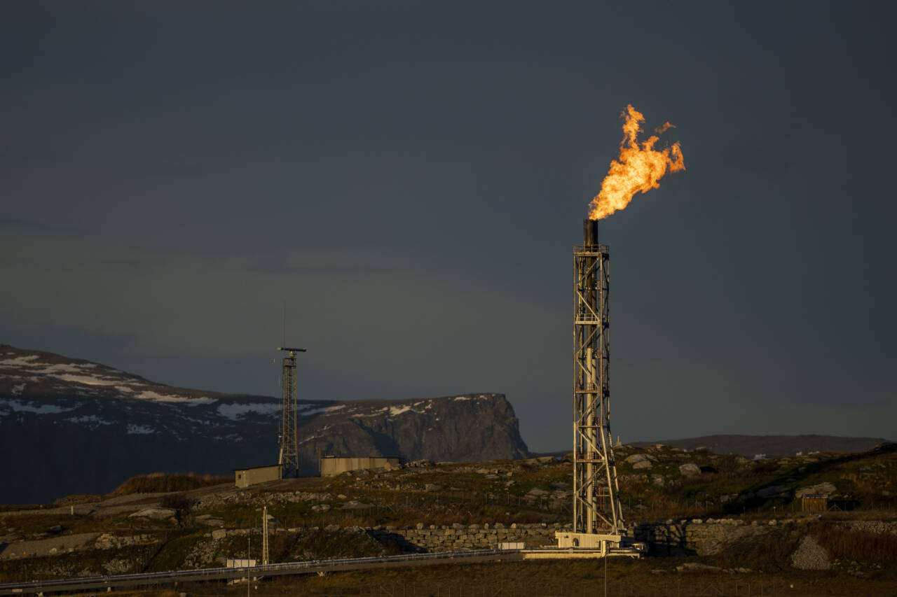 Naturgassanlegget på Melkøya utenfor Hammerfest.Foto: Fredrik Varfjell / NTB