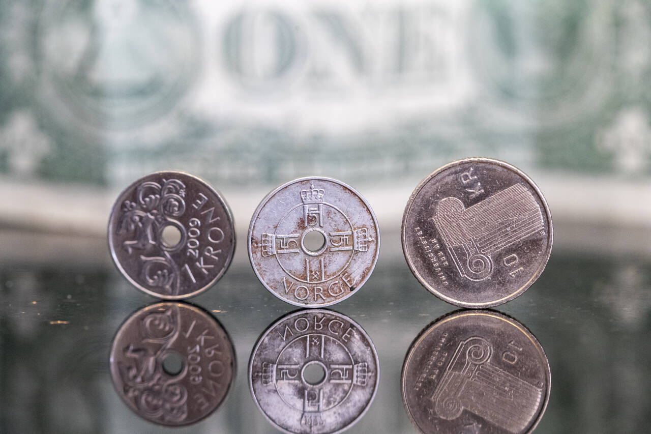 Én dollar koster i skrivende stund 10,11 kroner, mot rundt 10,2 kroner før tallslippet. Illustrasjonsfoto: Terje Pedersen / NTB