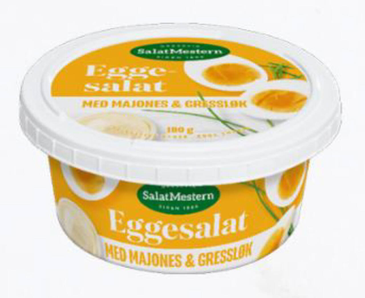 Salatmestern tilbakekaller Eggesalat 180 gram med holdbarhetsdato 20.09.23. Foto: Jan Børge B. Aune / Salatmestern AS / NTB