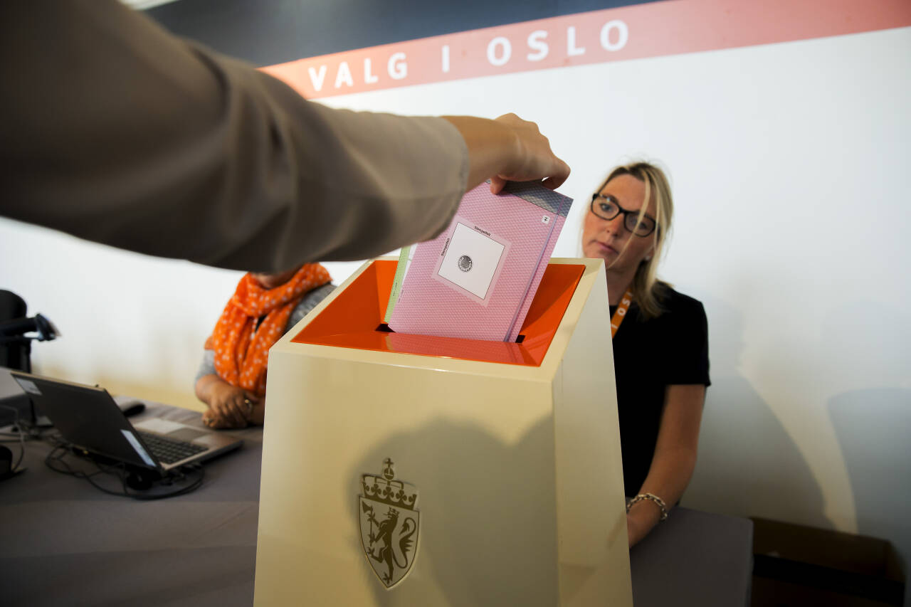 Nå er det snart valg igjen. Her fra kommunevalget i Oslo i 2015.Foto: Cornelius Poppe / NTB