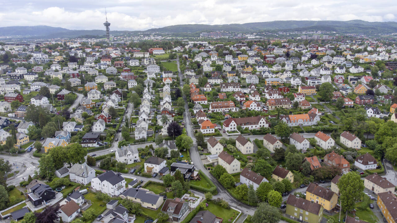HUSLEIENE ØKER: Trondheim (bildet) og Bergen er byene med størst vekst i leiepriser. Foto: Gorm Kallestad / NTB