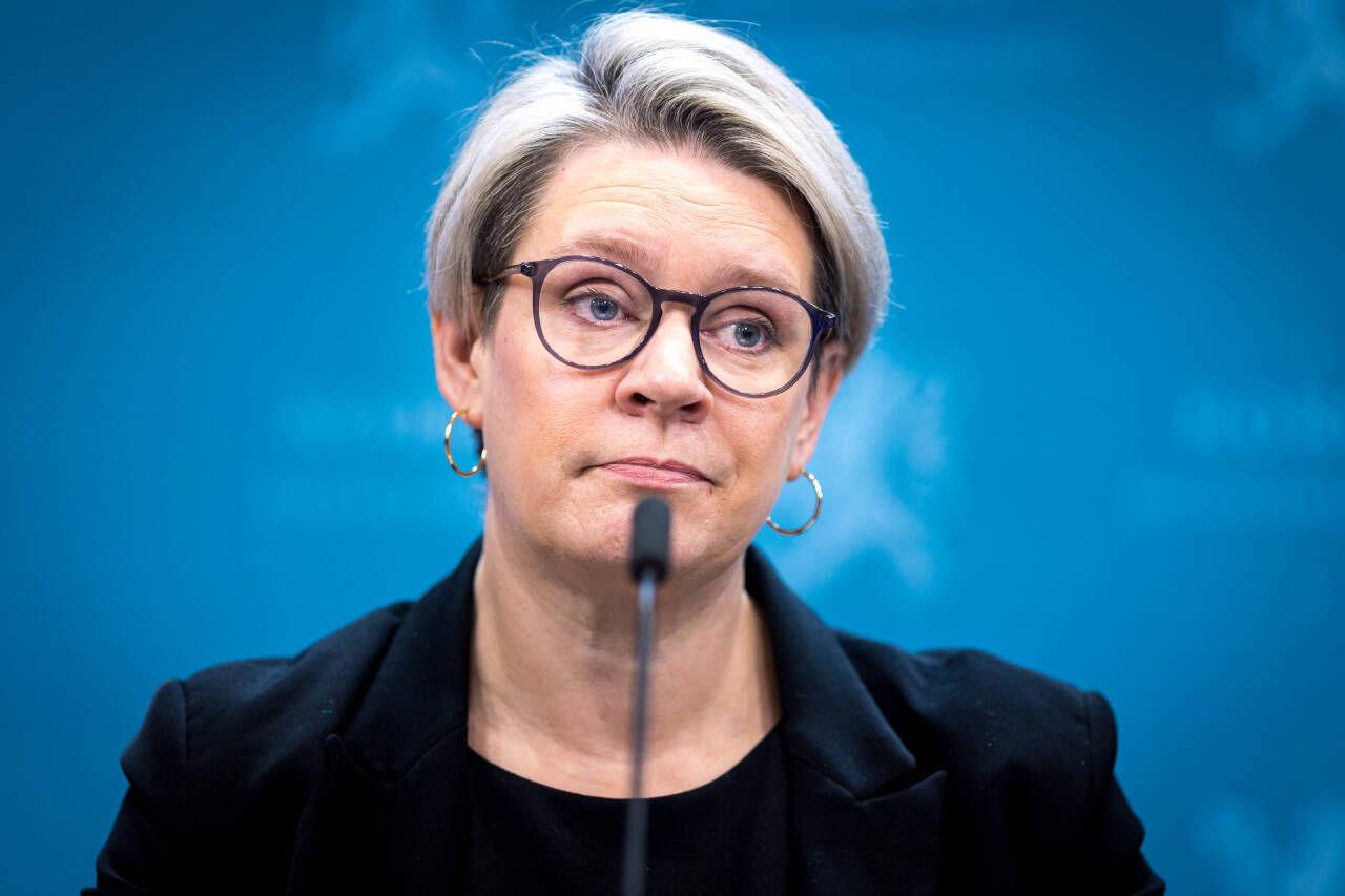 Arbeids- og inkluderingsminister Marte Mjøs Persen (Ap) forbereder seg på at flere enn 35.000 flyktninger kommer til Norge i år. Foto: Alf Simensen / NTB