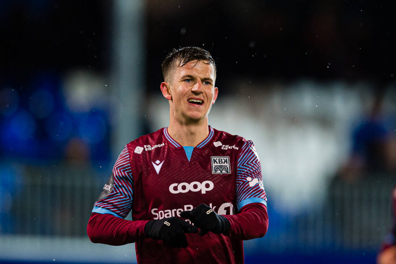 Sander Kartum har gjort sitt i Kristiansund og blir Brann-spiller. Foto: Marius Simensen / NTB