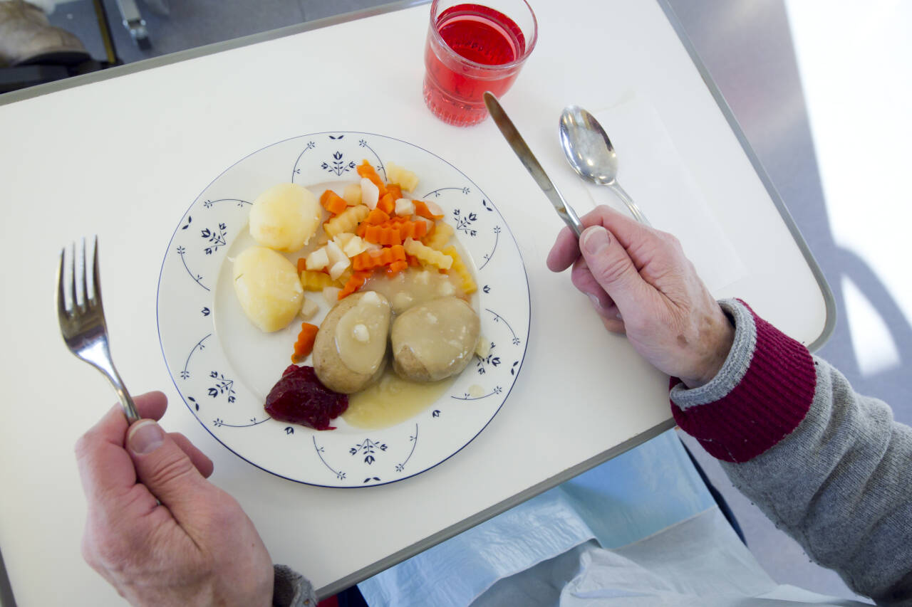 Fire av sju dageri uka serveres det kjøttmiddager på norske sykehus. Foto: Heiko Junge / NTB