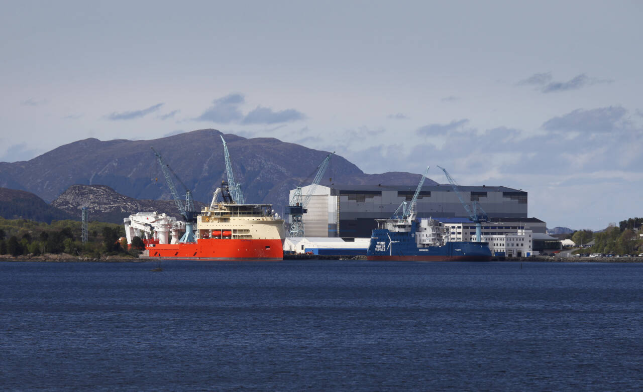 Flere skip skal bygges på norske verft, er planen til regjeringen. Foto: Halvard Alvik / NTB