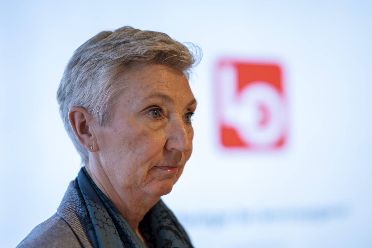 Leder Peggy Hessen Følsvik i LO understreker at grunnrenteskatten er utformet slik at den ikke svekker selskapenes insentiv til å investere.Foto: Cornelius Poppe / NTB