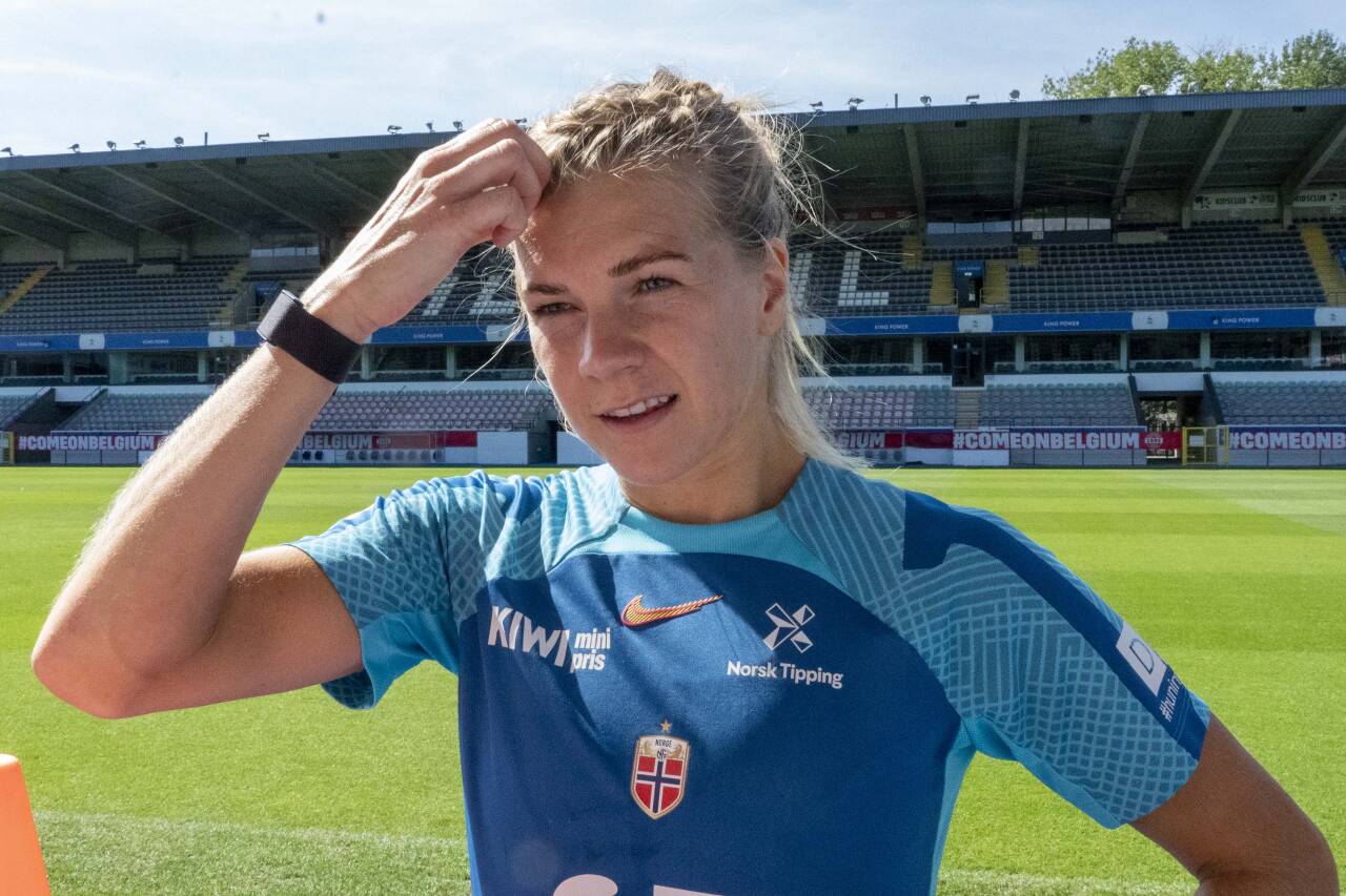Ada Hegerberg scoret i skadecomebacket for Lyon.Foto: Terje Pedersen / NTB