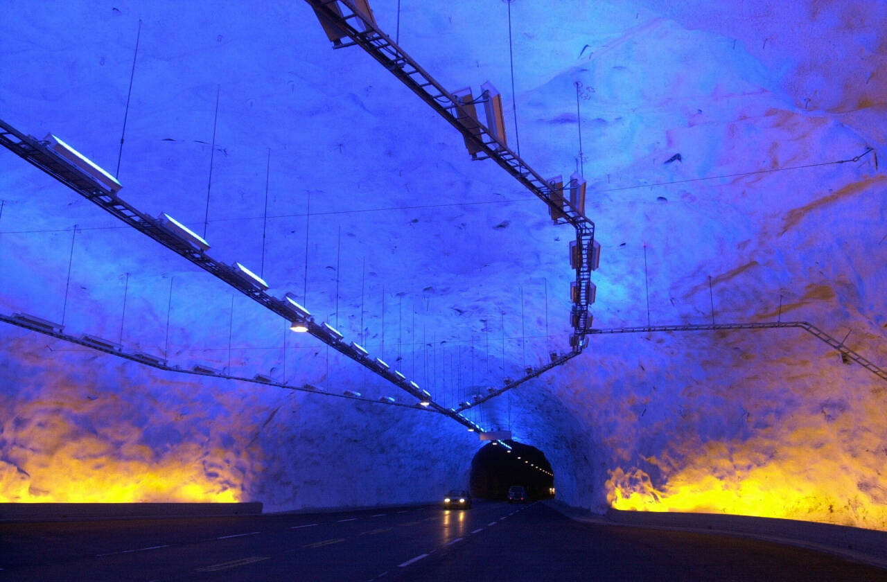 Oppgraderingen av verdens lengste tunnel, Lærdalstunnelen, starter i 2025 og skal etter planen være ferdig i løpet av fire til fem år. Foto: Marit Hommedal / NTB