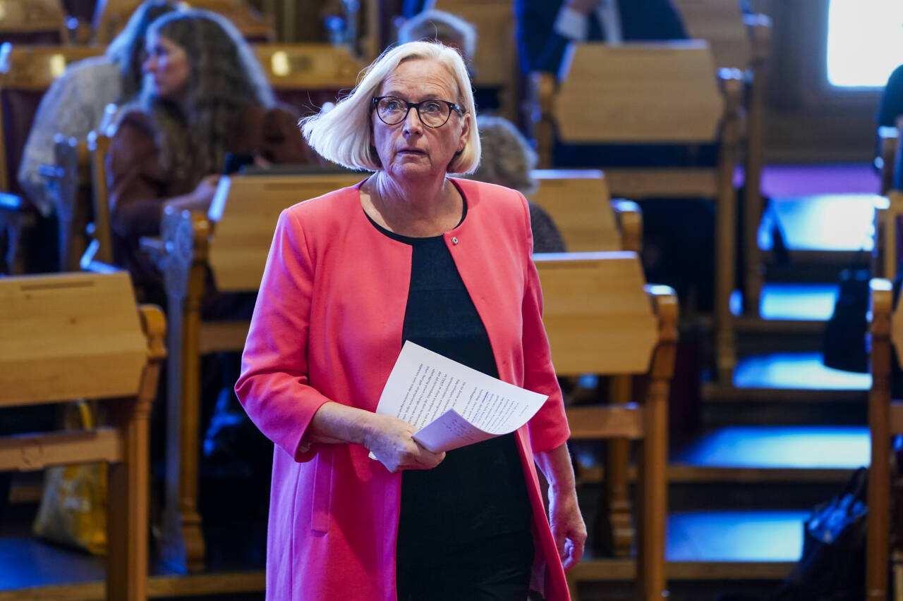 Senterpartiets parlamentariske leder Marit Arnstad. Foto: Terje Pedersen / NTB