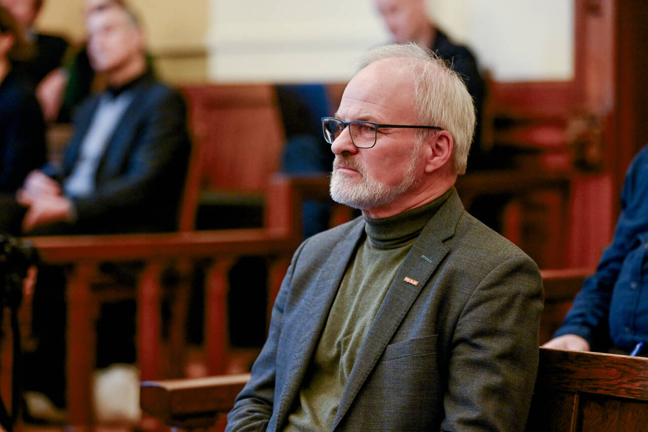 Nei til EU-leder Einar Frogner før domsavsigelsen i Acer-saken i Høyesteretten i Oslo. Foto: Martin Solhaug Standal NTB