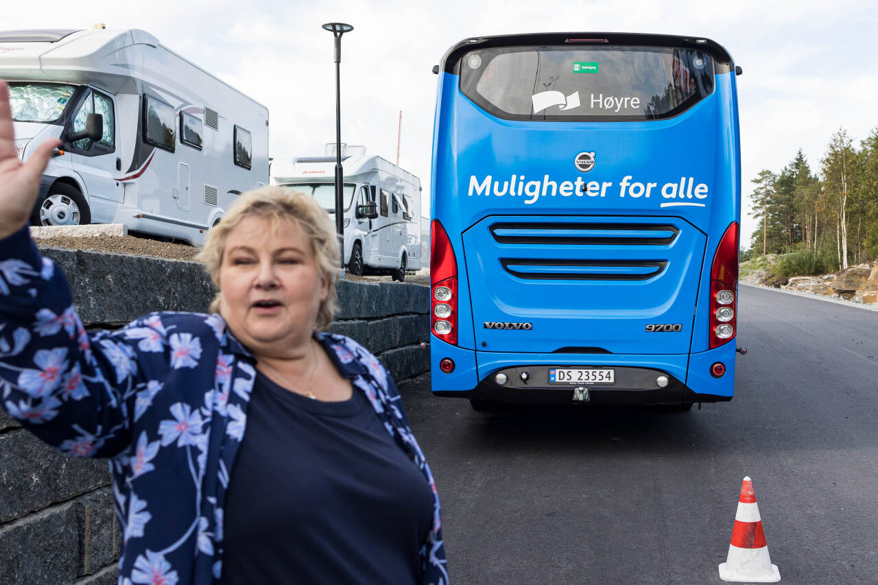 Erna Solbergs valgløfte kan bli vanskelig å holde, mener flere Høyre-ordførere.  Foto: Alf Simensen / NTB