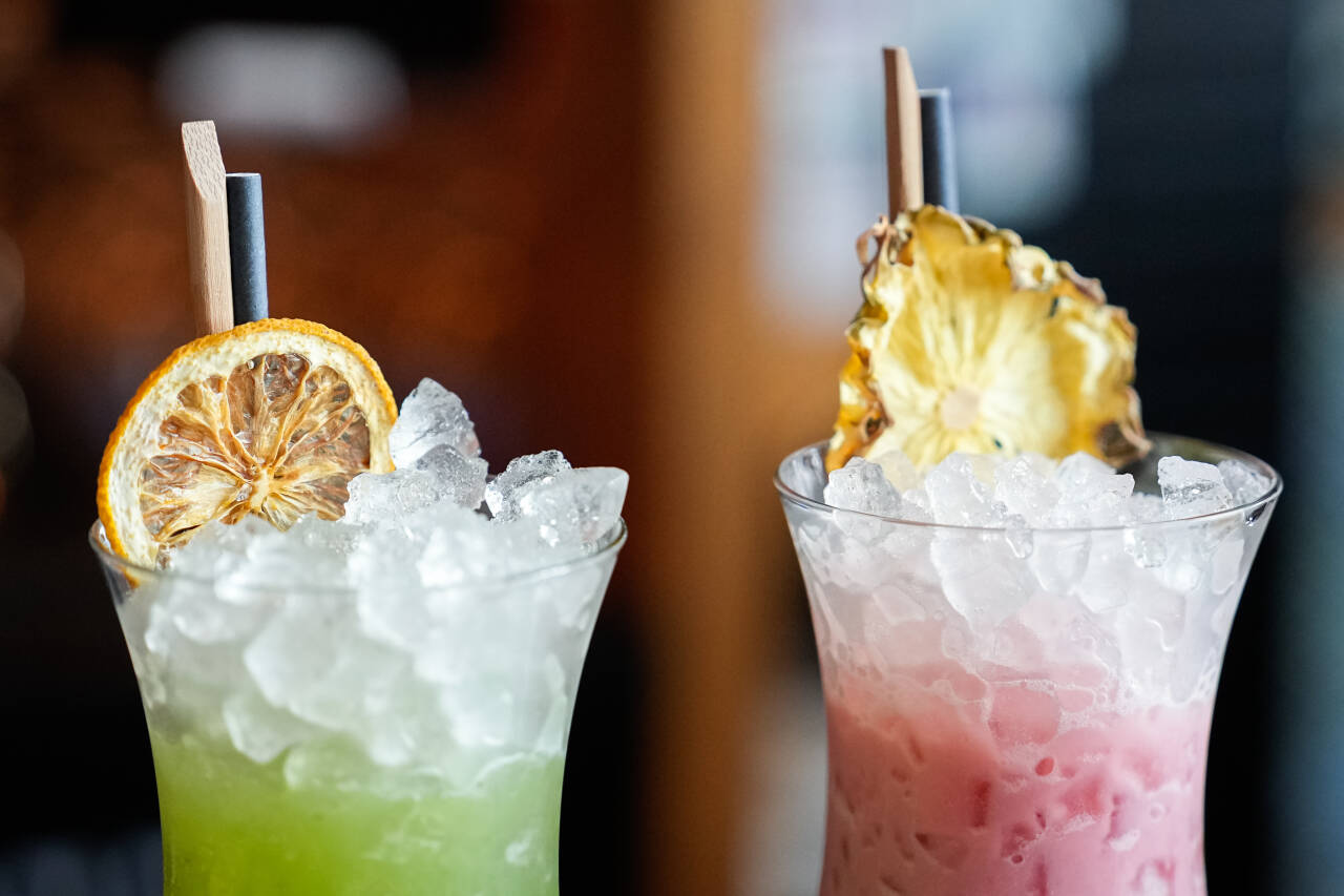 FRISTENDE: Mocktails er et spennende alkoholfritt alternativ til brus og vann. Foto: Beate Oma Dahle / NTB