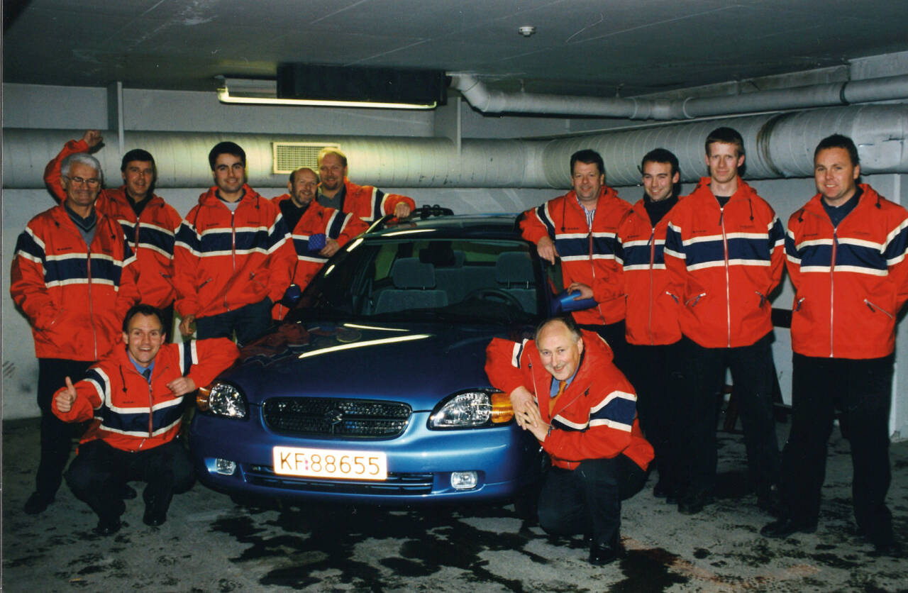 BALENO: Suzuki Baleno ved introduksjonen i Norge i 1995. Foto: Importøren