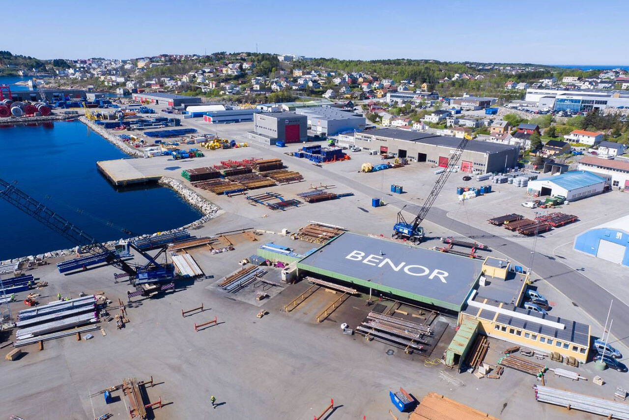 Benors røranlegg på Vestbase i Kristiansund. Foto: Heine Schjølberg