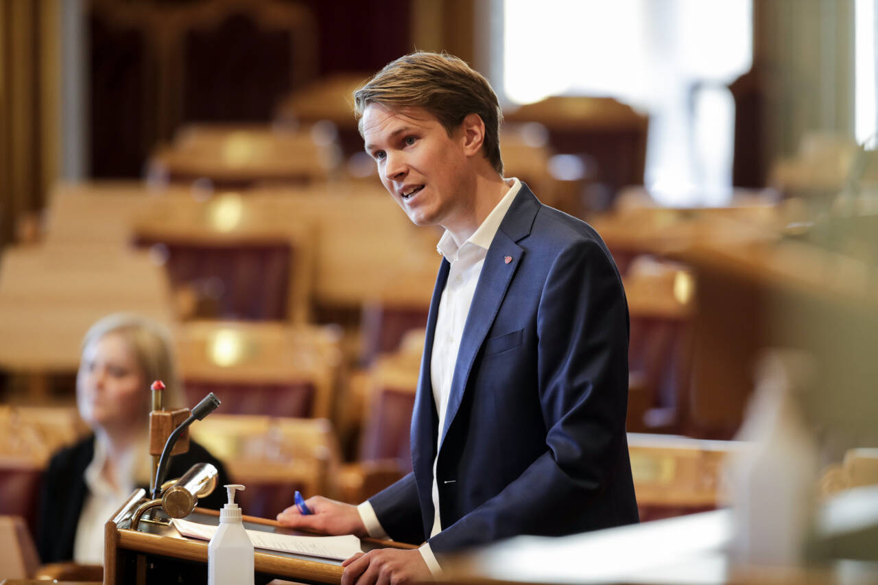 39 år gamle Torstein Tvedt Solberg (Ap), gir seg etter tolv år på Stortinget. Foto: Vidar Ruud / NTB