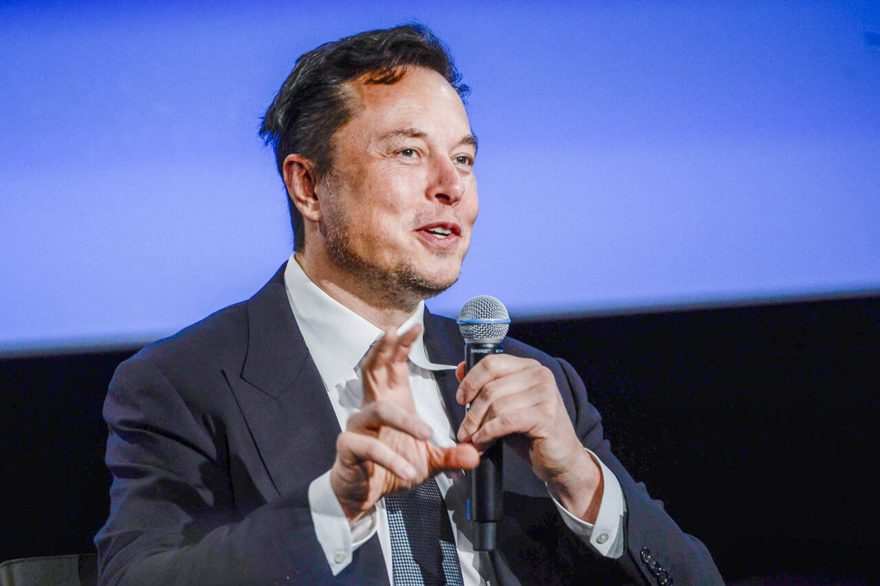 Tesla-gründer Elon Musk skal intervjues av oljefondssjef Nicolai Tangen til uken. Intervjuet er del av Tangens egen podkast, der han intervjuer toppsjefer i noen av verdens største selskaper. Foto: Carina Johansen / NTB