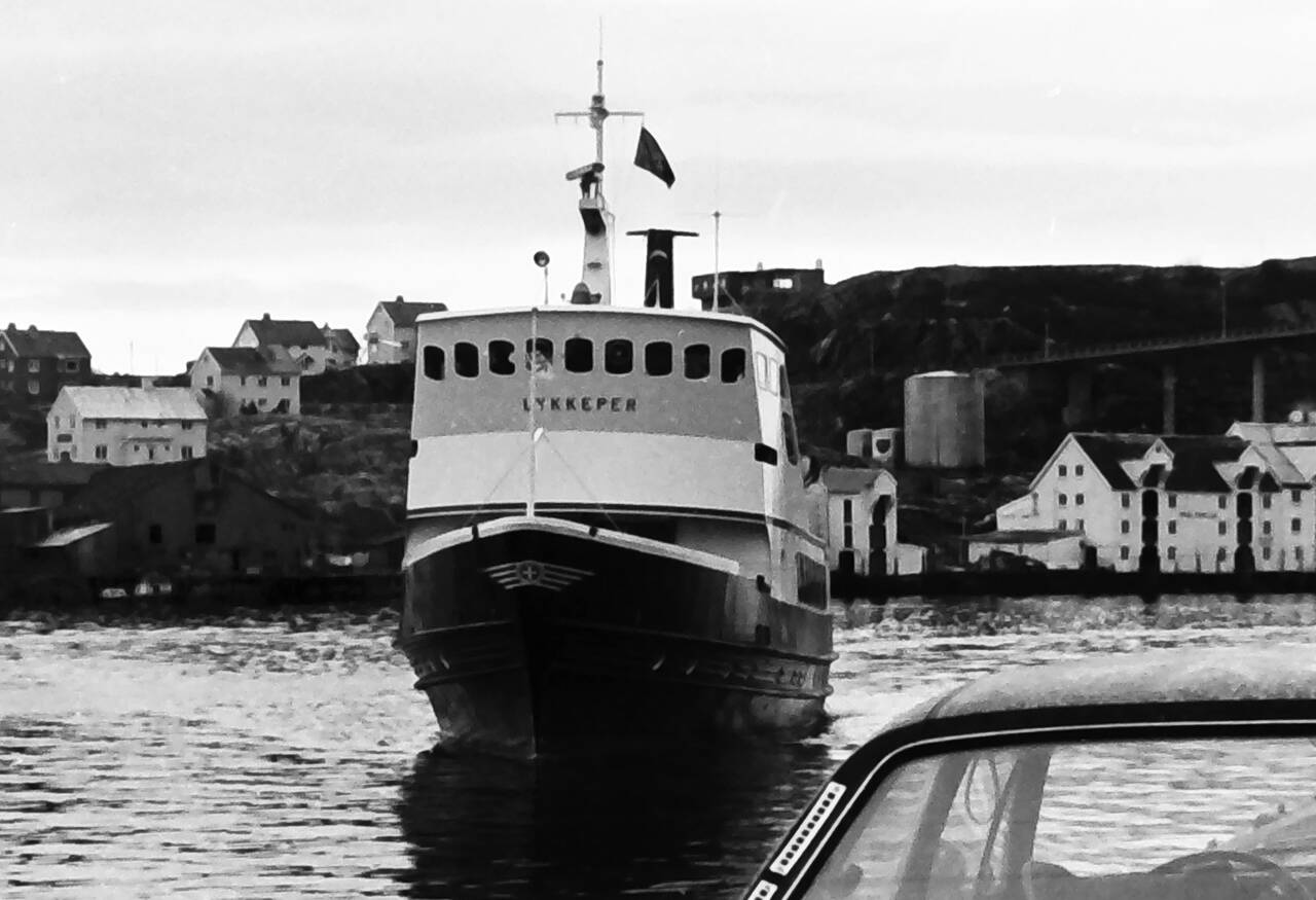 «Lykkeper» på havna i Kristiansund etter overleveringen fra Sterkoder i november 1969. (Foto: Per Helge Pedersen)