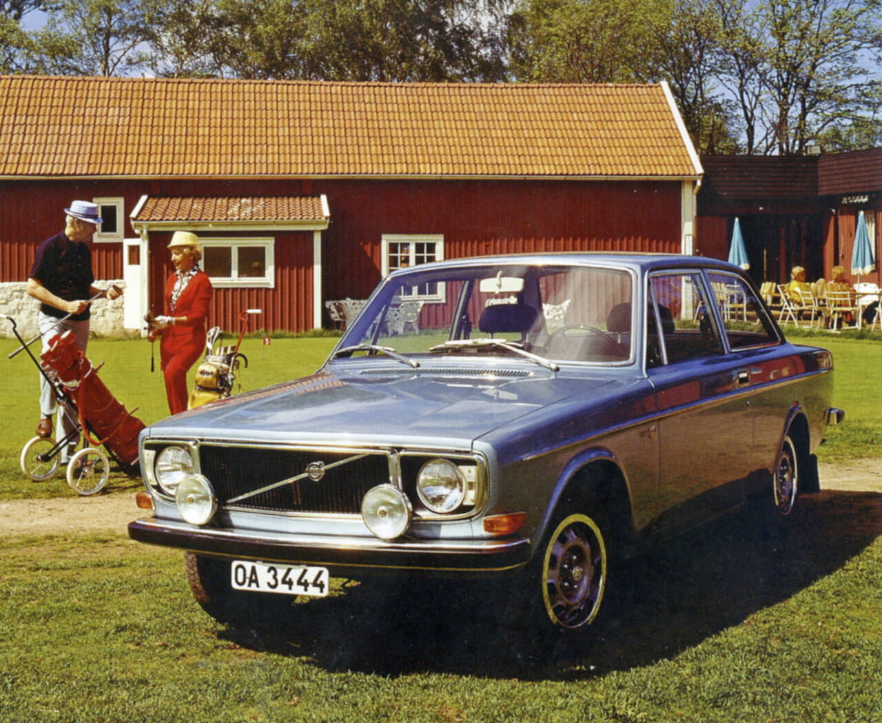 Volvo 142 Grand de Luxe 1972. (Reklamebilde fra Volvo)