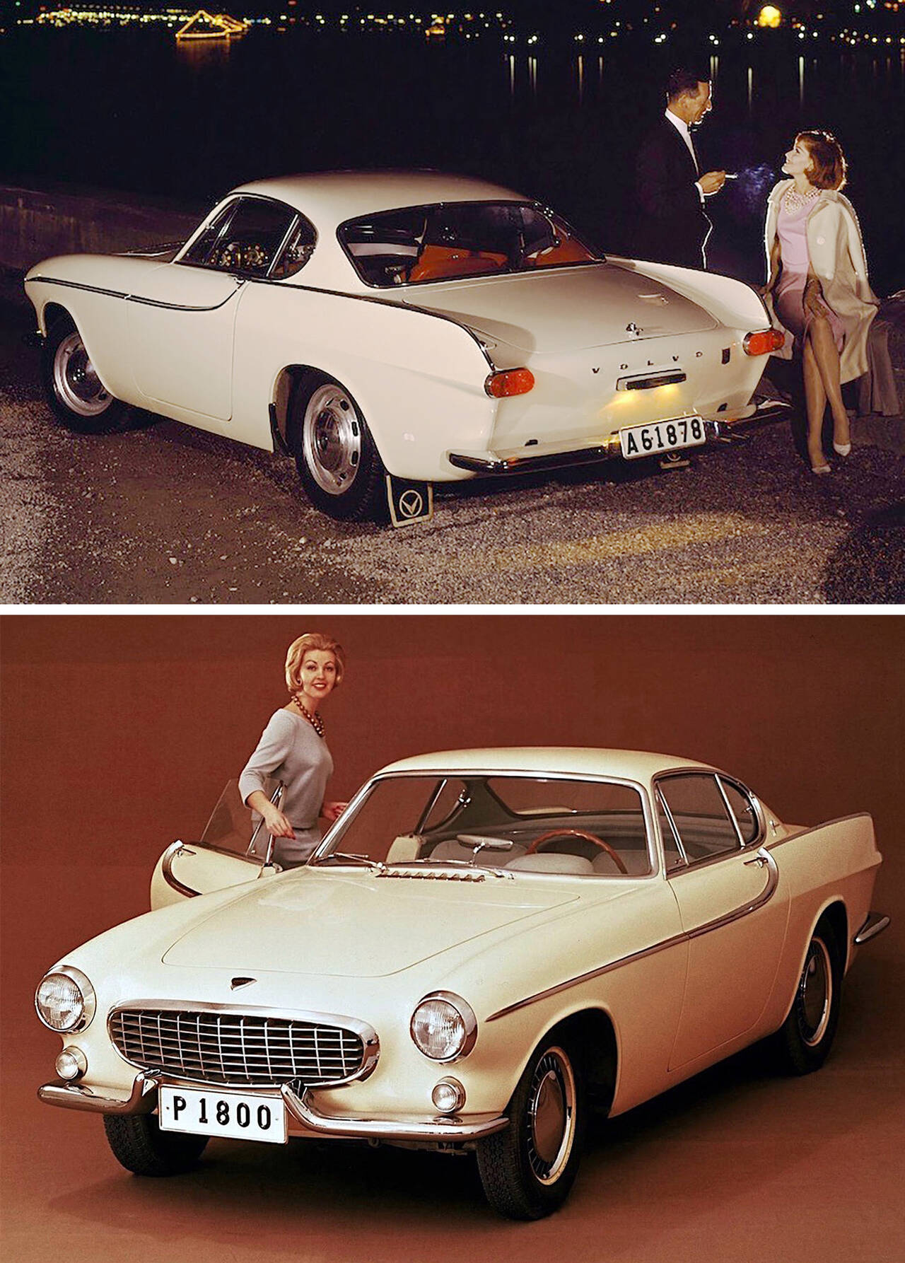 Den nye Volvo P 1800. (Reklamebilder fra Volvo)