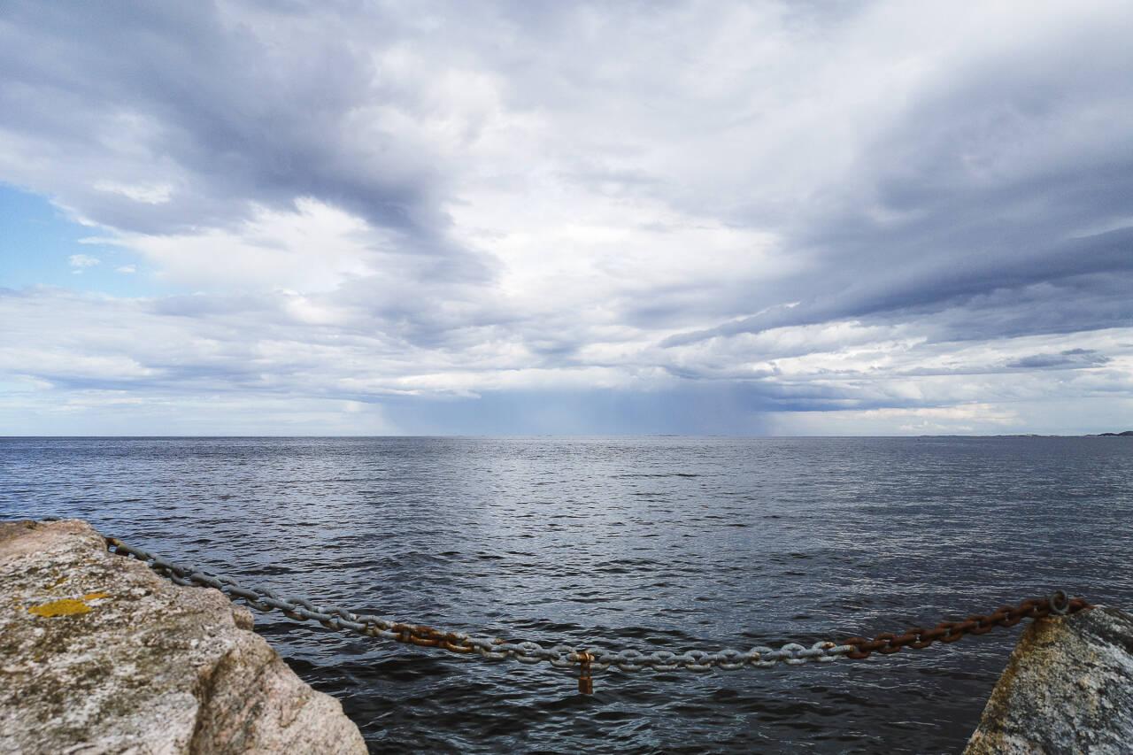 Været dro over Smøla og videre nordover. Foto: Kurt Helge Røsand / KSU.NO