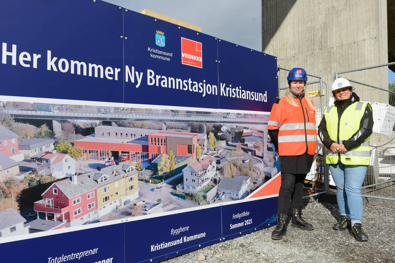 Varaordfører i Kristiansund, Linda Dalsegg Høvik (t.v.) og prosjektleder Kirsti Grawert i Kristiansund kommune. Foto: Kurt Helge Røsand / KSU.NO