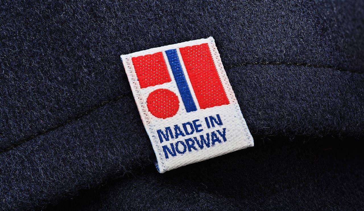 Slik kan Made in Norway-merket se ut brukt på tekstil. Foto: Innovasjon Norge