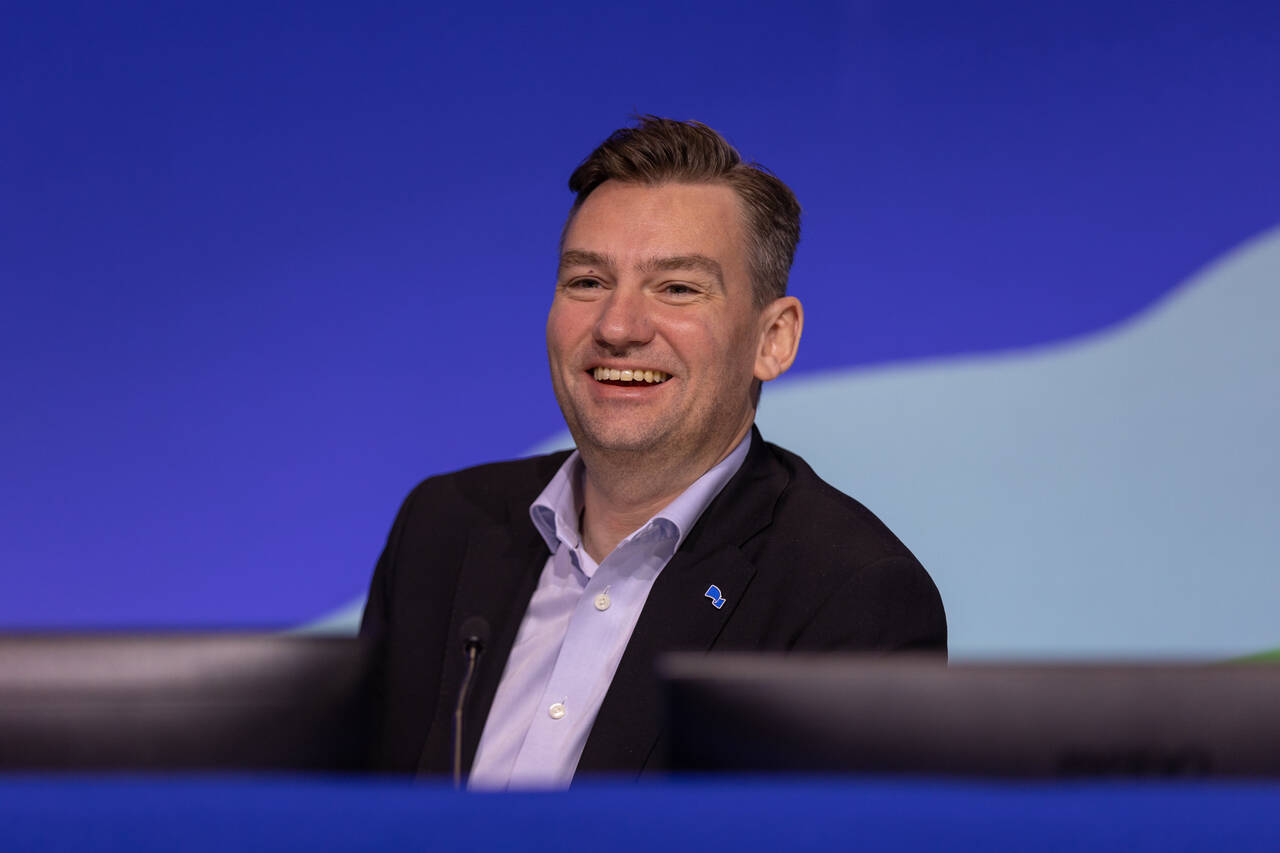 Henrik Asheim, leder for programkomiteen og 1. nestleder i Høyre. Foto: Hans Kristian Thorbjørnsen