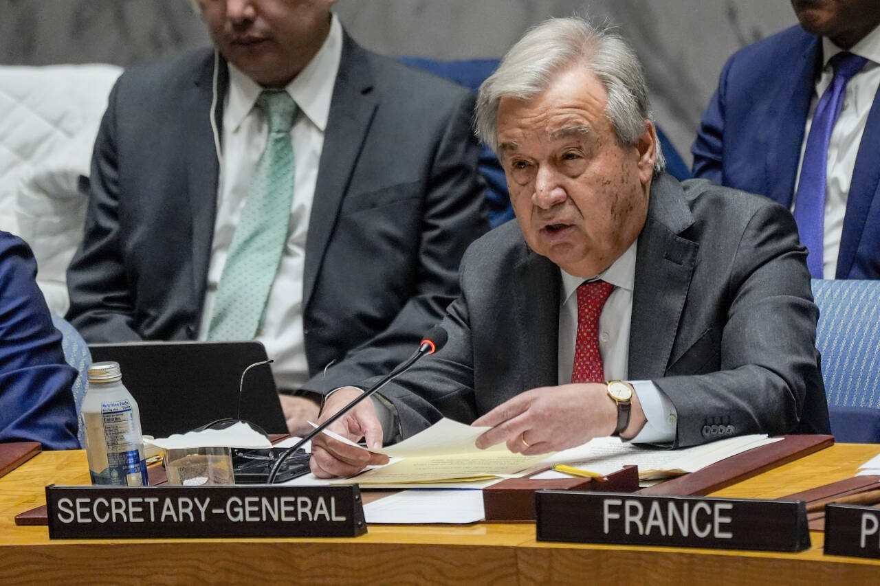 FNs generalsekretær António Guterres sier anklagene tas på alvor. Foto: Peter K. Afriyie / AP / NTB