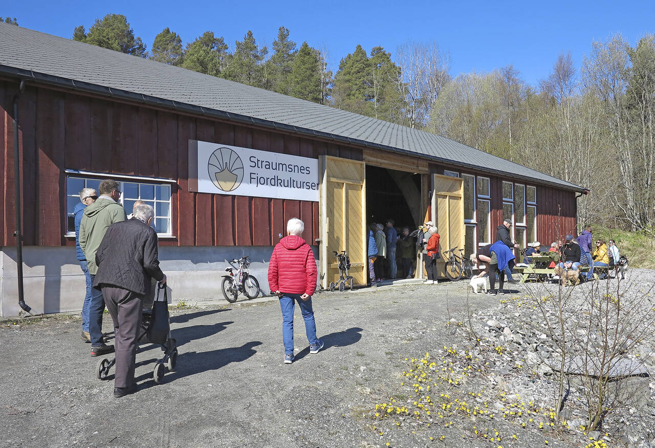 Straumsnes Fjordkultursenter åpnet for å vise fram museet våren 2024. Foto: Terje Holm