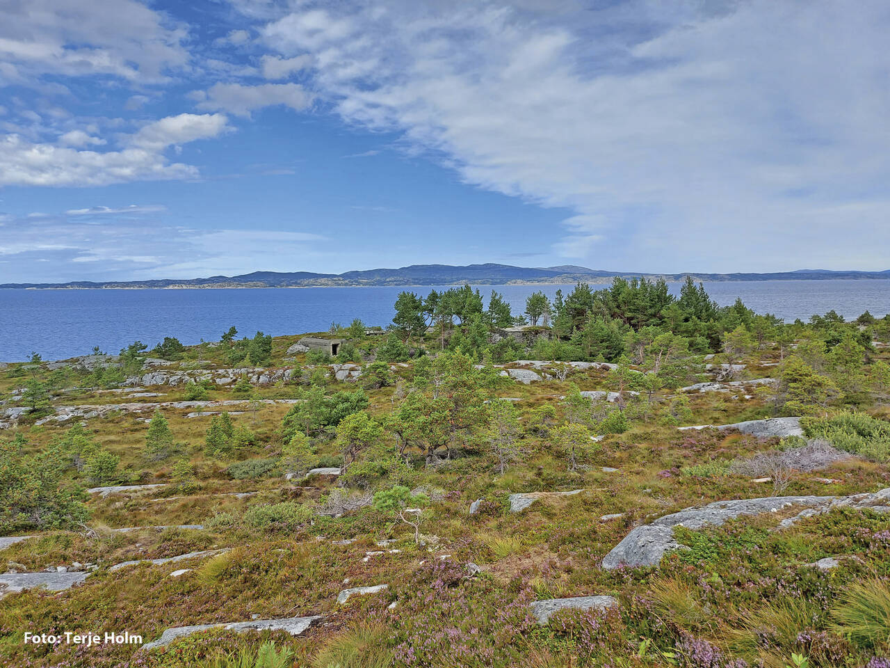 Fortet hadde en strategisk plassering mot Trondheimsleia. Foto: Terje Holm