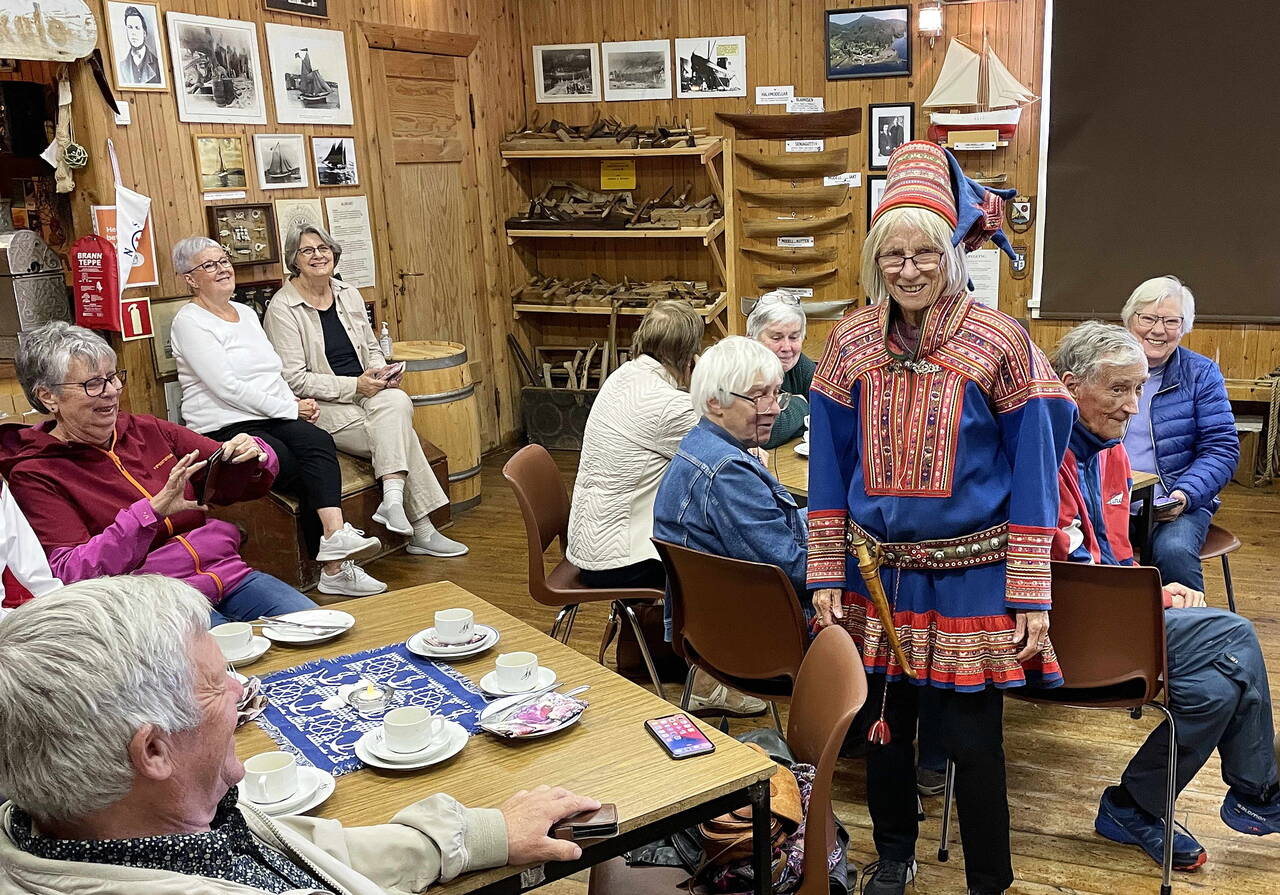 Margret Meland i drakt frå suksessfilmen «Same Jakki». Foto: Bernt Bøe