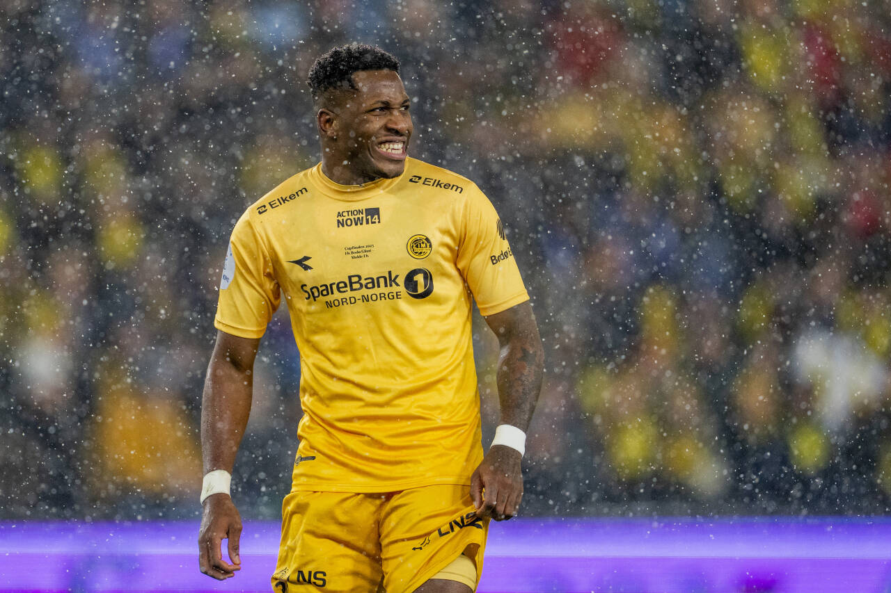 Faris Pemi Moumbagna var en stor Glimt-profil. Foto: Fredrik Varfjell / NTB