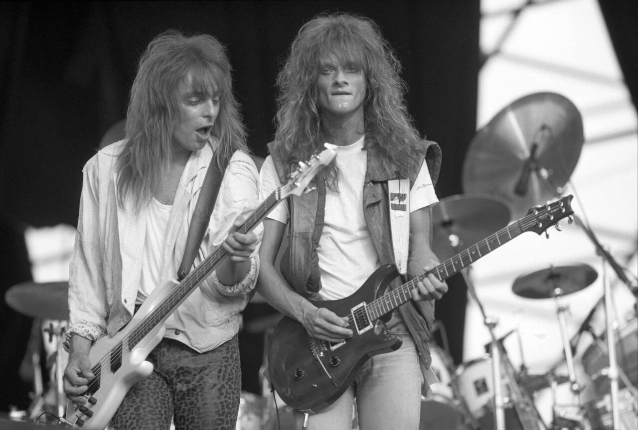 Stage Dolls på Kalvøya i 1988. Foto: Inge Gjellesvik / NTB 