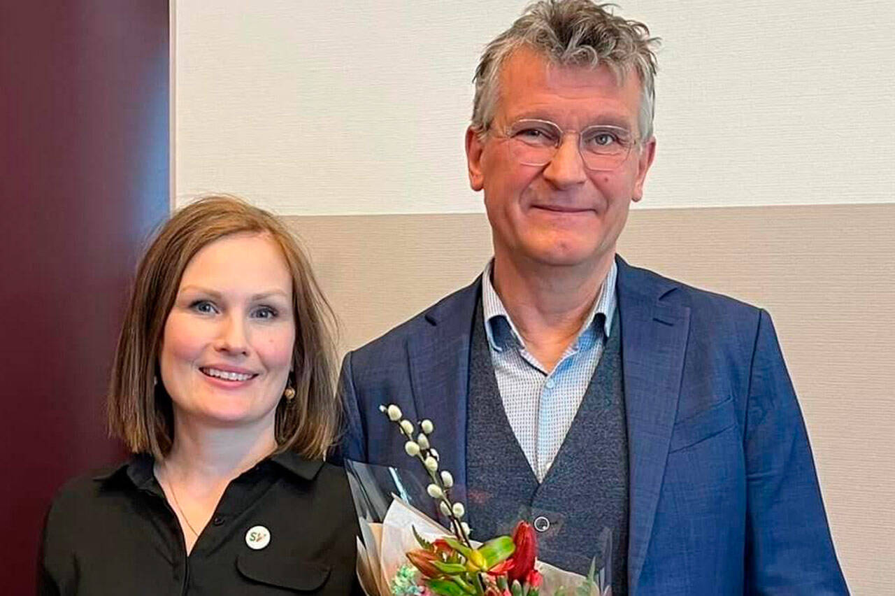 Marit Aklestad og Gert Rietman i Møre og Romsdal SV. Foto: Møre og Romsdal SV