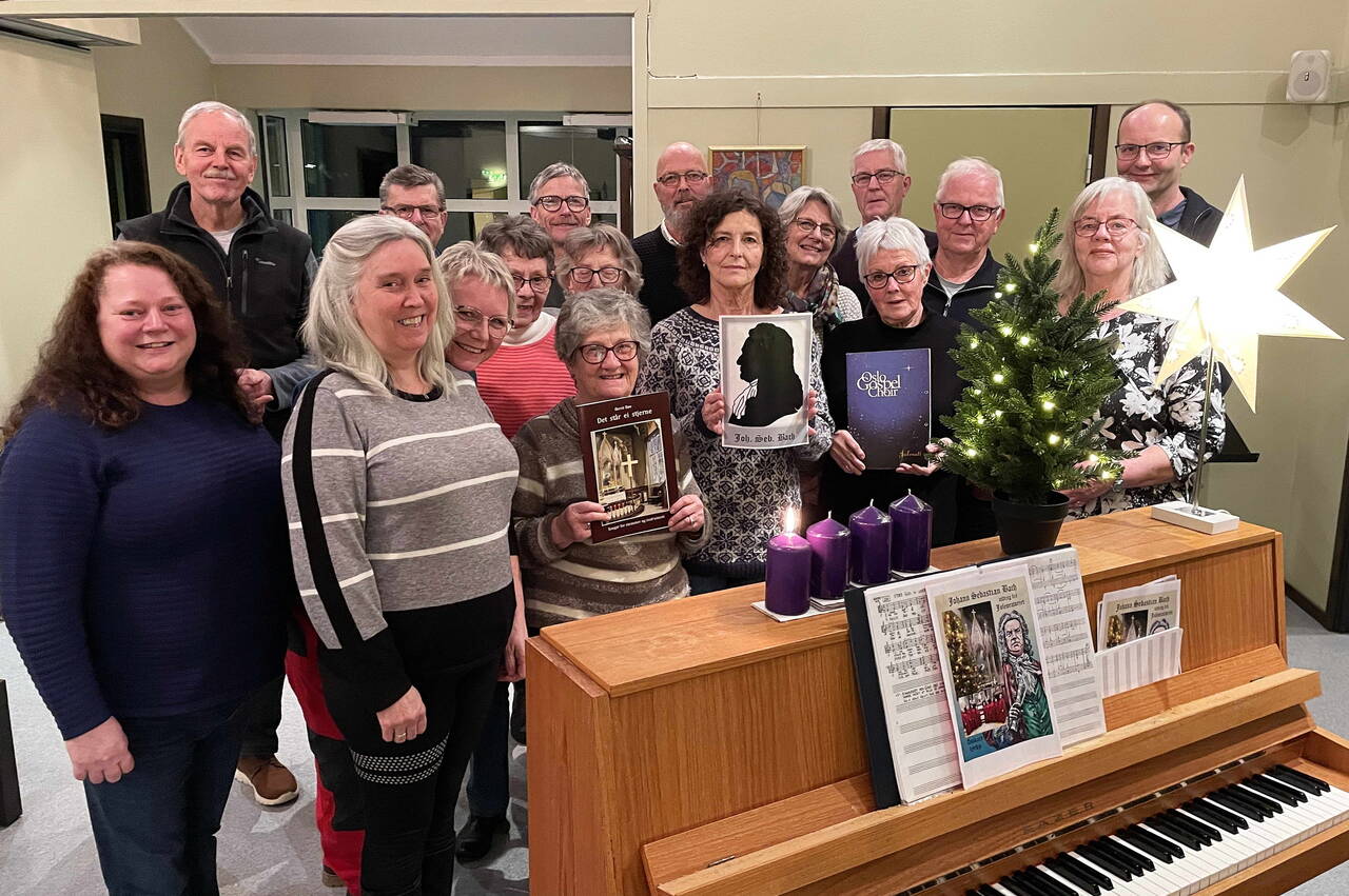 Med gospeltonar og Bach vil koret dra linja frå advent til jul – der stjerna står over oss alle. Foto: Bernt Bøe