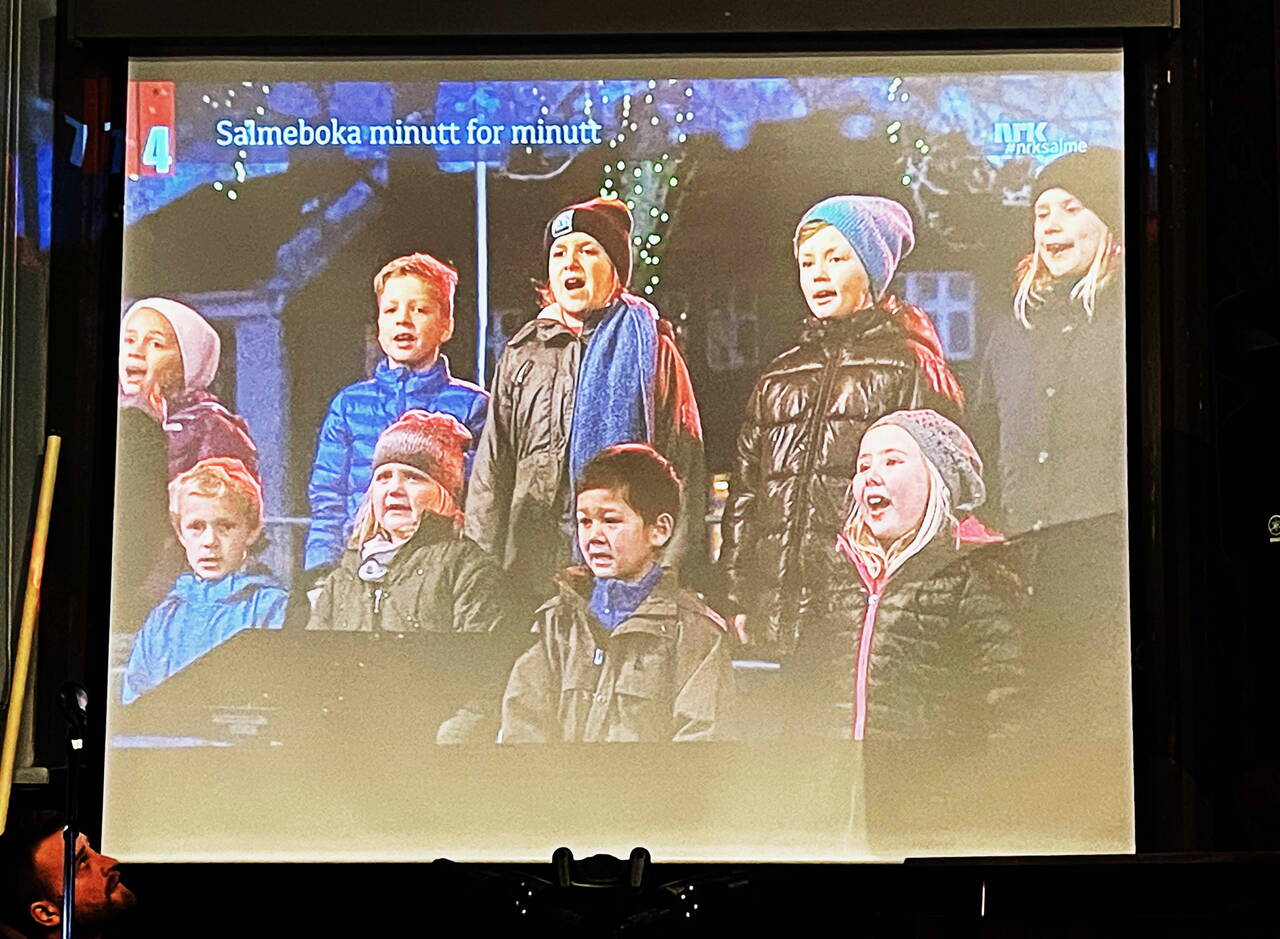 Artig gjensyn på lerretet med Amigos på Salme-TV i 2014. Foto: Bernt Bøe