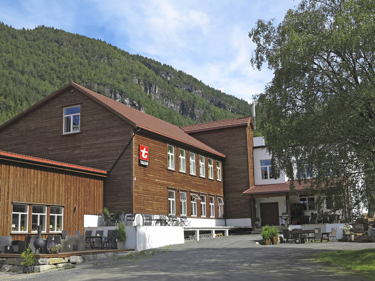 Talgø Møbelfabrikk har en lang historie og utnyttet vannkraften med turbiner bygd av Storvik i Kristiansund først på 1900-tallet.