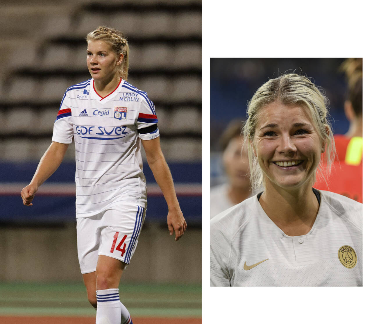 Tor Stolsmo er morfar til Ada Stolsmo Hegerberg og Andrine Stolsmo Hegerberg. (Bilder fra Wikipedia)