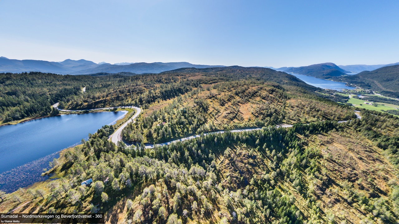 Veien over Nordmarka fra Bæverfjord til Skei i Surnadal. Foto: Steinar Melby, NettStudio