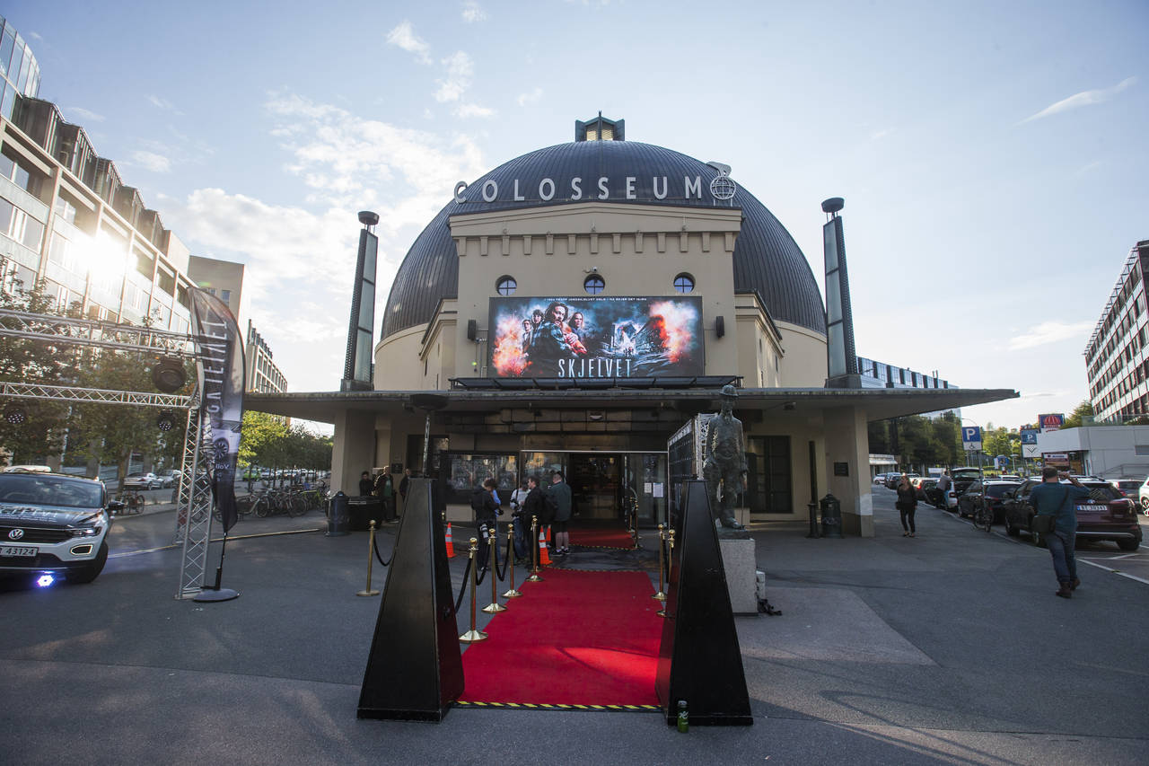 Kinoreklamen økte med hele 28 prosent i fjor. Her fra premieren på "Skjelvet" på Colosseum kino i Oslo. Foto: Trond Reidar Teigen / NTB scanpix