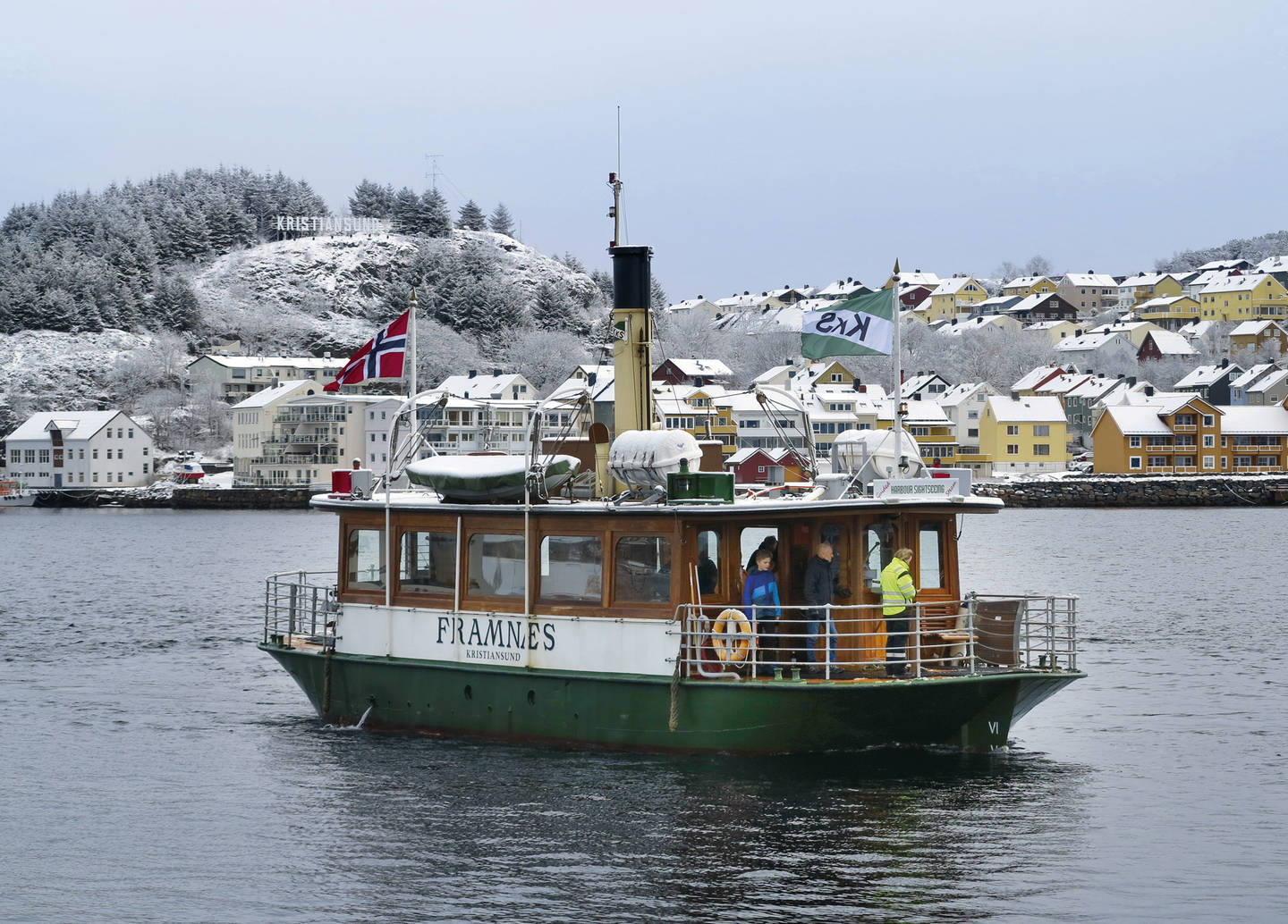 «Framnæs» er en kulturhistorisk attraksjon på havna i Kristiansund. (Foto: Terje Holm)
