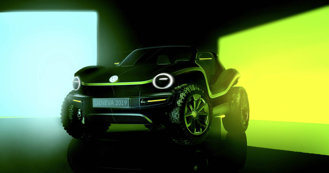 RETRO: Volkswagen skal vise en elektrisk versjon av kultbilen Buggy. FOTO: Produsenten