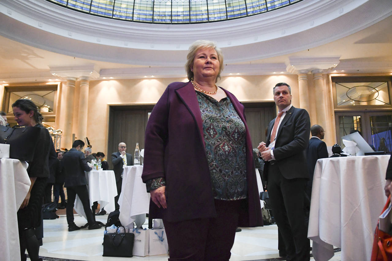 Statsminister Erna Solberg deltok fredag på den store sikkerhetskonferansen i München. Foto: Johan Falnes / NTB scanpix