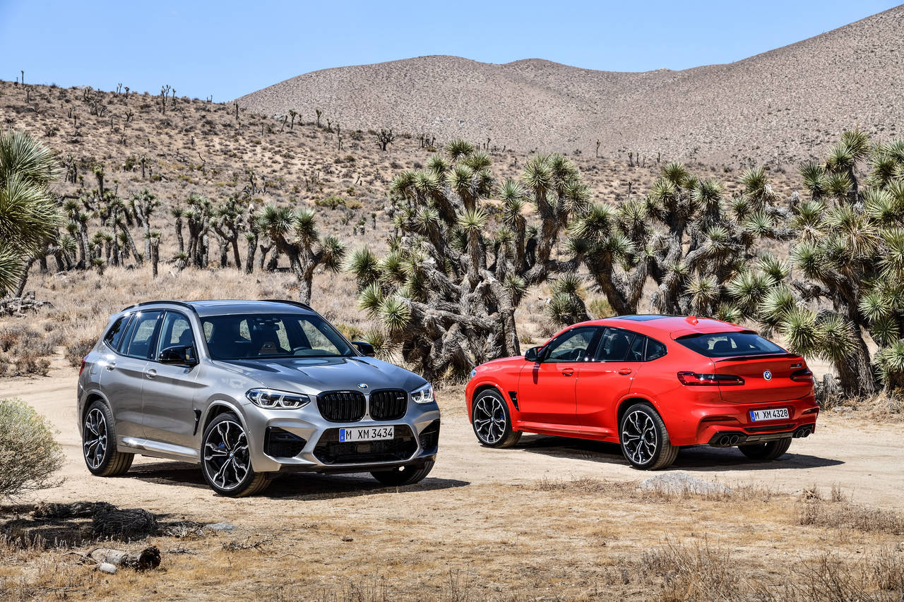 MUSKEL-SUV: For første gang skal BMW X3 og X4 leveres i en rendyrket M-versjon. FOTO: Produsenten