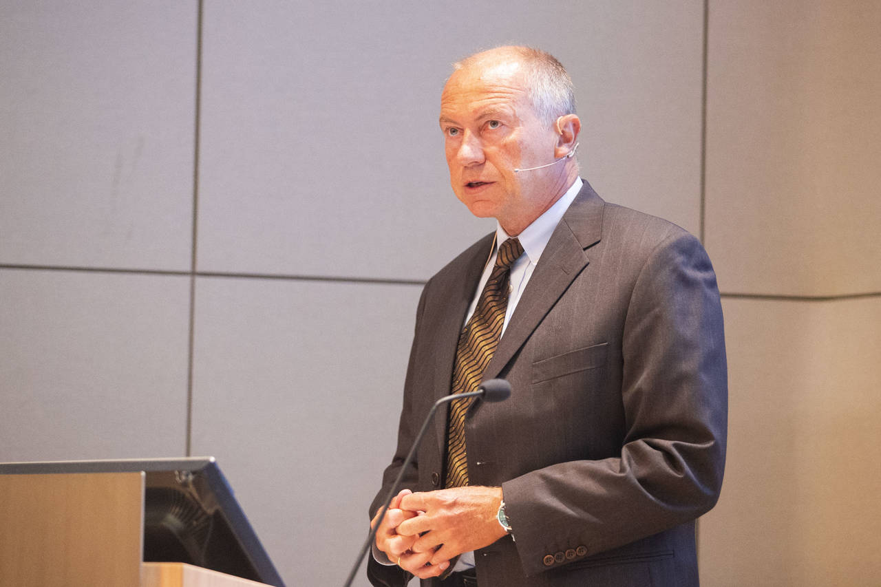 Christian Rynning-Tønnesen i Statkraft AS sier kraftgiganten vil se til utlandet i framtiden. Foto: Fredrik Hagen / NTB scanpix